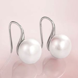 925 Silver Elegant Faux Pearl earrings